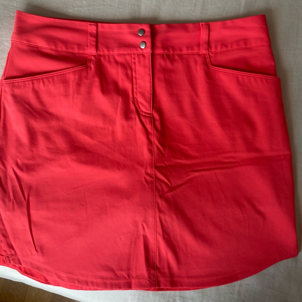 Fuchsia Adidas Sport Skirt with Button Detail